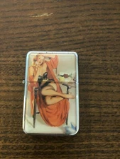 Brand New Star® Refillable Design Emblem Flip Top Lighter Sexy Woman Fast Ship!!