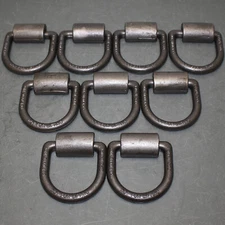 (9) Buyers Products Weld-On Lashing D-Ring B40R, 6130 WLL, 5/8" x 3-5/8", Steel