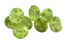 Two 4.5mm AAA Round Peridot Gemstone Natural San Carlos Arizona EBS2915/82324