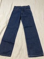 Vintage LEVIS Student Boys Straight Jeans 719-0216 Rare 26x28 Orange Tab READ