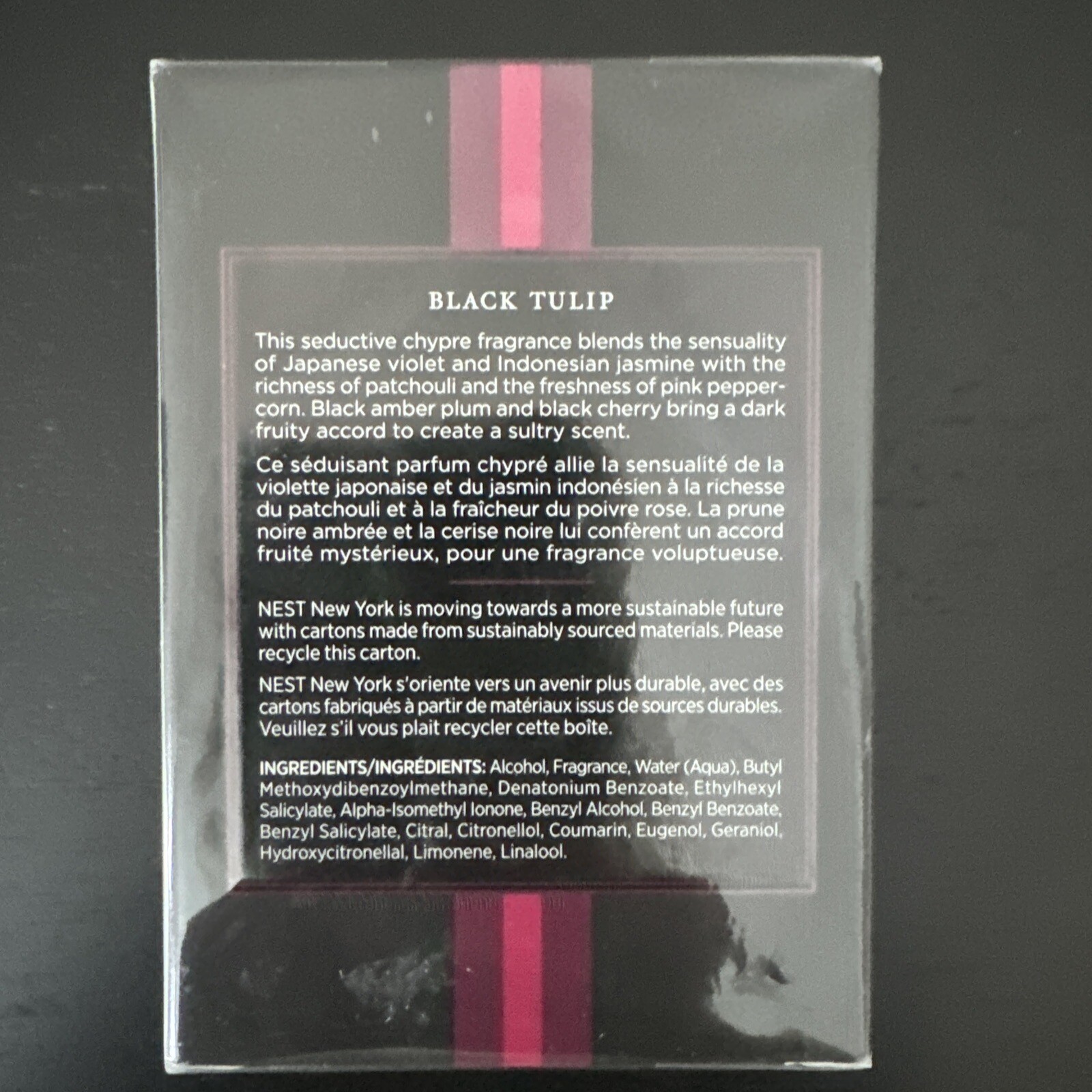 BNIB Nest New York Black Tulip Eau De Parfum 1.7 oz 50 ml sealed