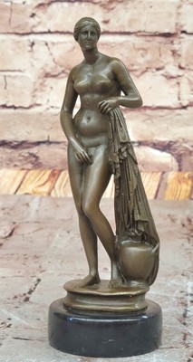 Erotik Venus Göttin Of Love Messingskulptur von Milo Elegant Desktop Kunstwerk