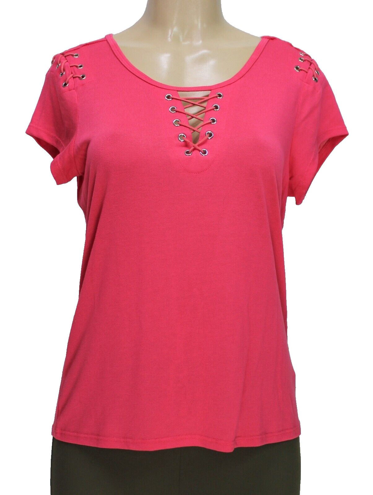 FILA Top donna Coconut Row Palm Beach manica corta rosa petite taglia PM