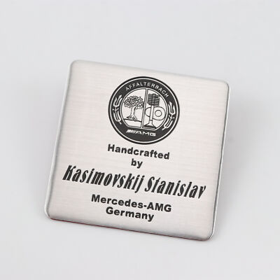 Mercedes-AMG Germany handcrafted Signature of engine designer 65mm