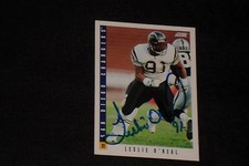 LESLIE O'NEAL 1993 SCORE SIGNED AUTOGRAPHED CARD #261 CHARGERS