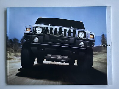 Hummer H2 & SUT 6.0 6000 V8 VORTEC 41 Seiten Verkaufsprospekt 2005