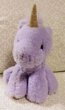 FAO Schwarz Sparklers Unicorn Purple Lavender Stuffed Animal Plush 10 Inch
