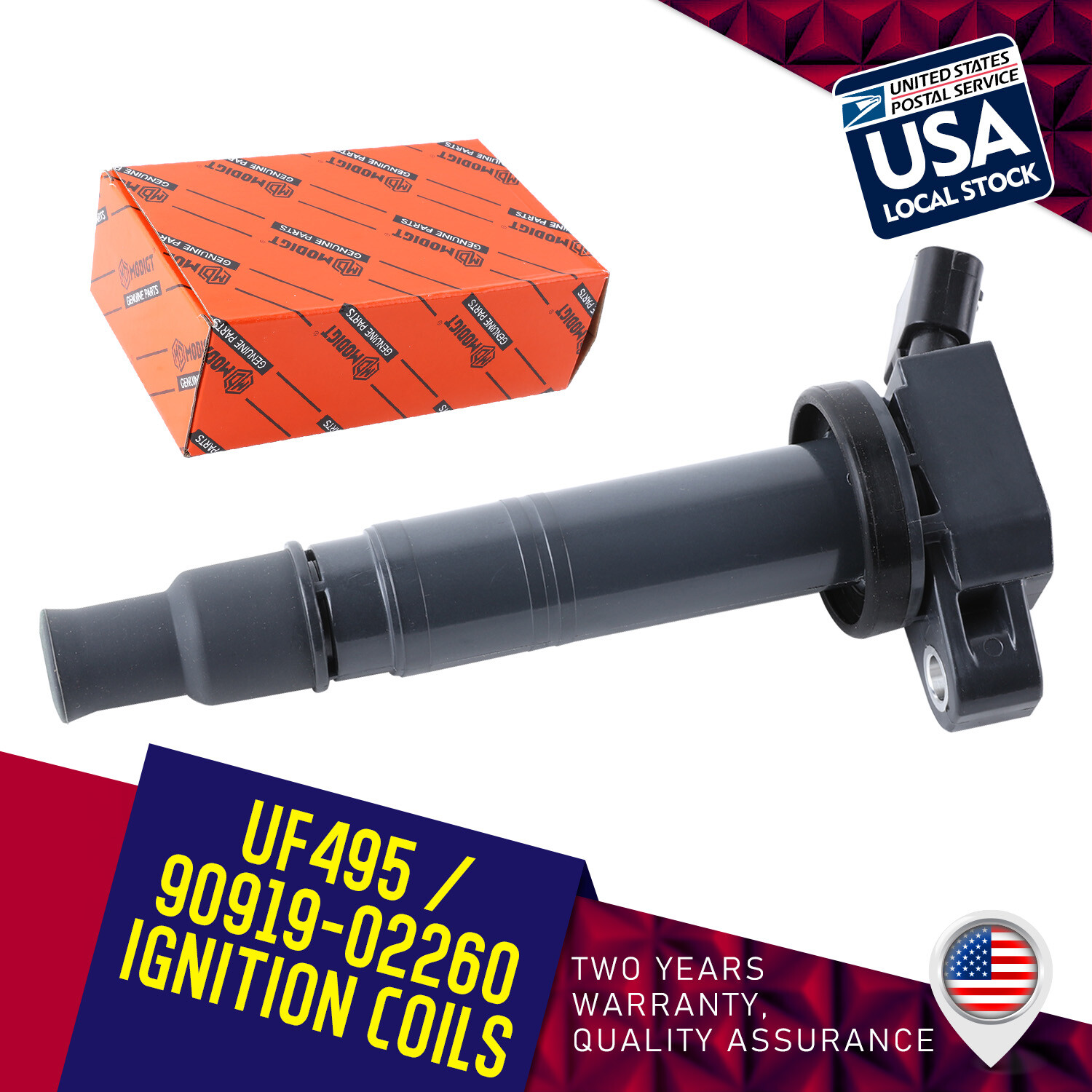 New OEM 90919-02250 Ignition Coil for 07-16 Camry 3.5L IS350