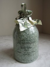 NIB Sali Da Bagno Bath Salts Olive From Italy Self Care Day- Perfect Gift