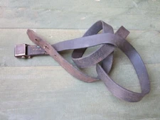 One Leather K98 Mauser Sling IMI Original, Used Fair. No loop, No Keeper