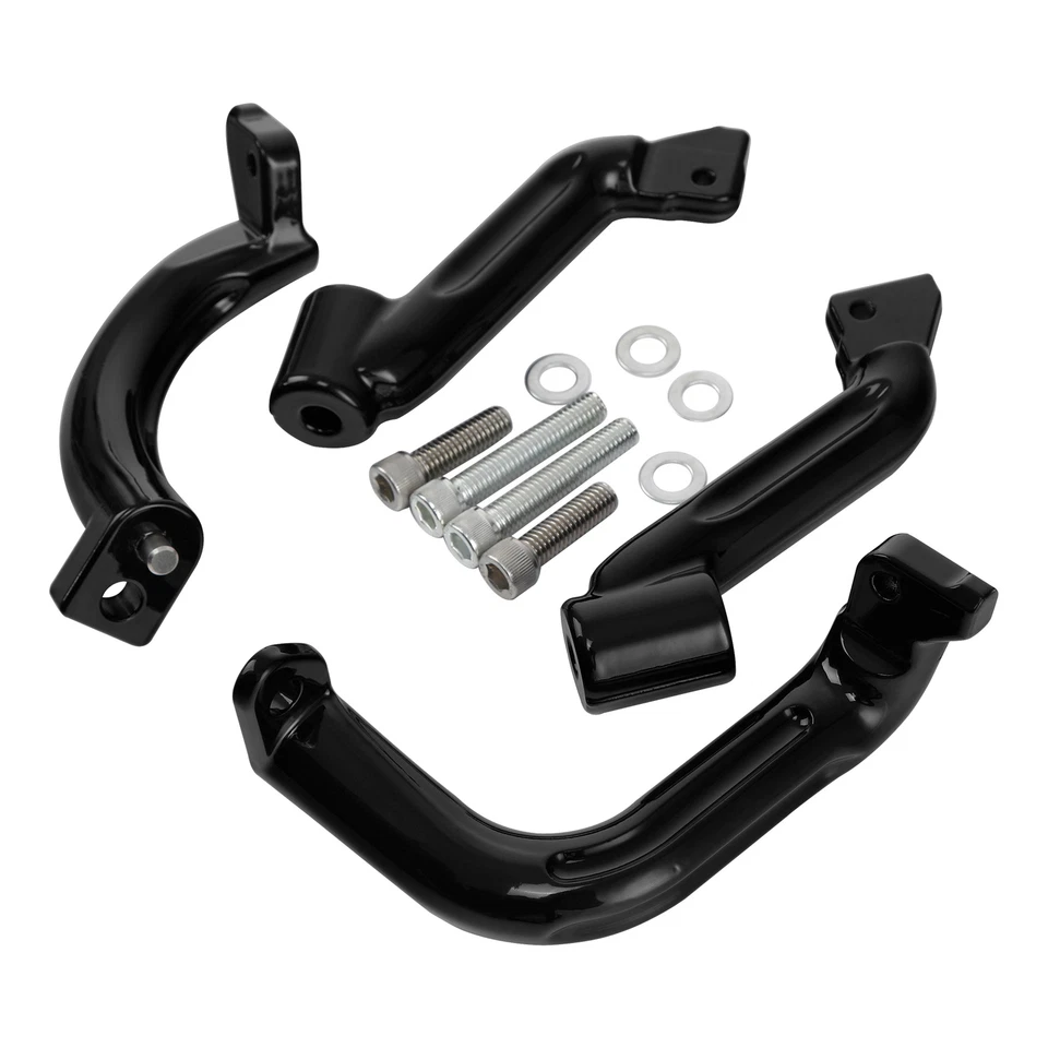 Driver Floorboard Footboard Mount Bracket Kit Fit For Harley Touring 17-23 Black - Изображение 3 из 4