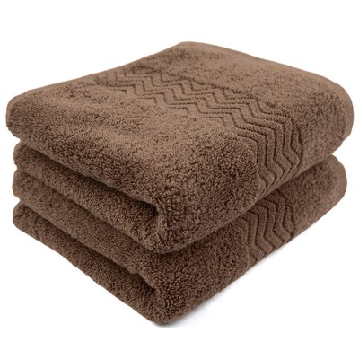 Bathroom Hand Towels 100% Cotton Face Towels 13 X 28 Inches brown