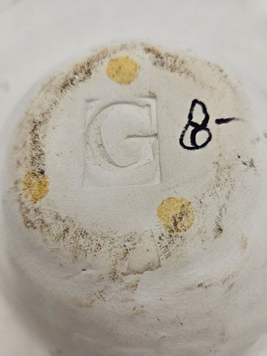 Art Pottery Nancy Grimsley Purple Gray Bowl, joint tray, Contempory Clay Designs - Picture 11 of 12