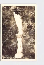 RPPC Real Photo Postcard OR Oregon Columbia River Bridal Veil Falls