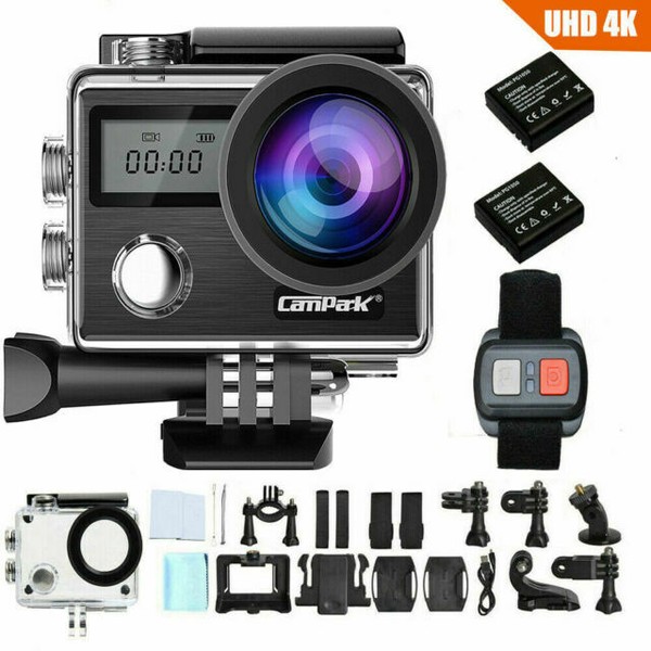 Campark 4k Sports Action Camera Touch Screen WiFi 20mp Waterproof