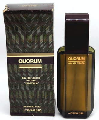 Quorum By Antonio Puig For Men Eau de Toilette Spray 4.2 fl oz Damaged Box