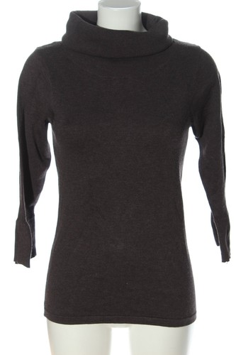 Pull Ras Du Cou H&M Taille 38 - Marron, 60% Coton 40% Viscose, Occasion En Parfait état, Style Business Décontracté