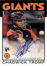 2021 Topps '86 Topps Autographs #86ACT Chadwick Tromp Auto - NM-MT