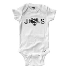 Faith Christian gift Cute Baby Infant Onesie Bodysuit One Piece Jesus Religious