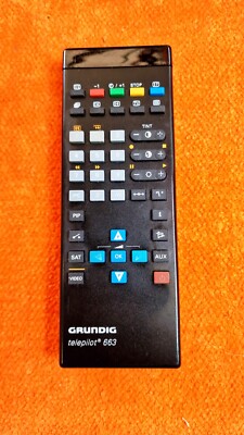Original Grundig Telepilot 663 Fernbedienung / Remote! Tested, full working!