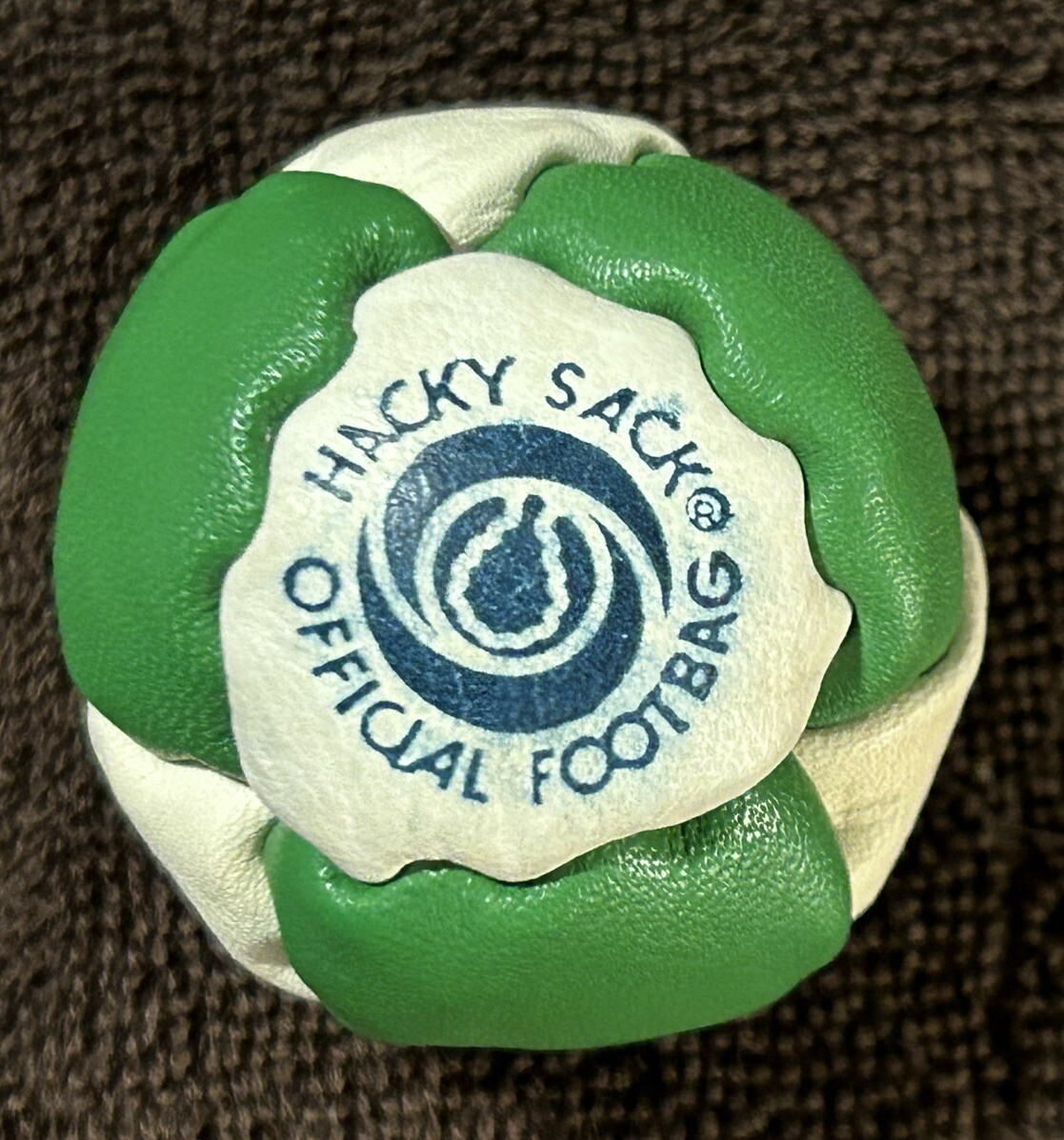 Vintage 1980’s Hacky Sack Leather 8 Panel Brand New Made In USA