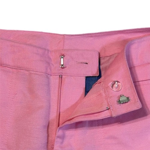 JH Collectibles NWT Linen Blend Pink Cropped Pants Women’s Size 10 - Picture 5 of 9
