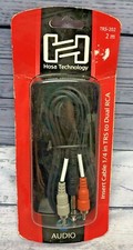 Hosa TRS-202 2m Channel Insert Mixer Cable 1/4" in TRS to Dual RCA Nickel-Plated