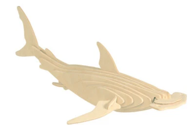 Kit de construcción artesanal de madera Hammer-Head Shark QUAY FSC