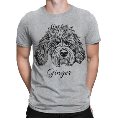 Personalised Pet Photo Name Custom Dog Cat Mens Womens T-Shirts #TA-68 1T9A5