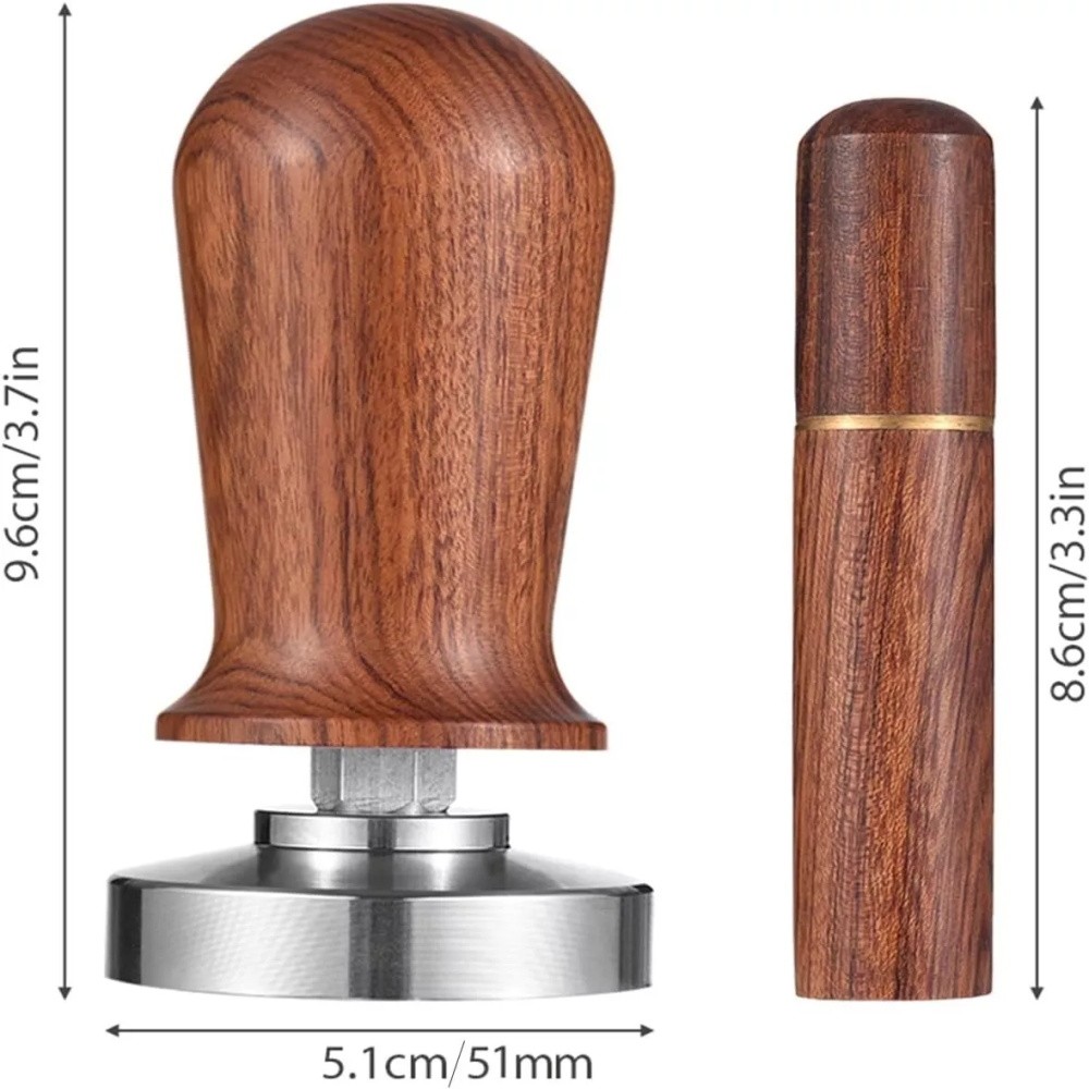 51/53mm Calibrated Espresso Tamper Calibrated Coffee Tamper with Spring Loaded