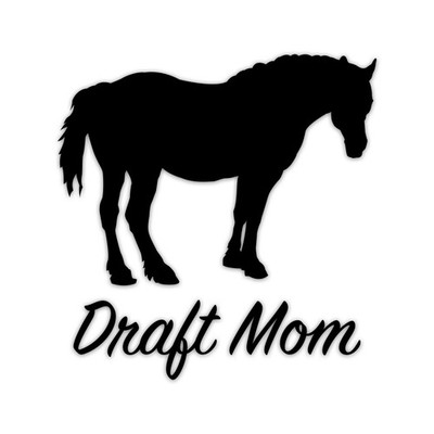 Draft Mom Vinyl Sticker Die Cut Weatherproof UV Protected