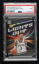 2023-24 Panini Donruss Optic Lights Out Victor Wembanyama #4 PSA 9 MINT 4k5