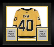 Framed Tuukka Rask Bruins Signed 2021 Reverse Retro Adidas Authentic Jersey