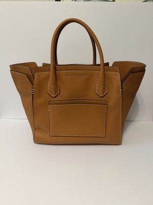 Ermanno Scervino Pebbled Leather Convertible Tote Bag - Made in Italy Quiet LUX