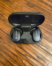 Bose QuietComfort Wireless Earbuds   Triple Black   Tested   