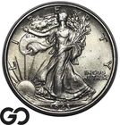 1943 Walking Liberty Half Dollar, Choice AU++