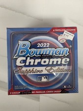 2022 Bowman Chrome Sapphire Edition Hobby Box Factory Sealed Topps Brand New