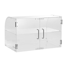 VEVOR Pastry Display Case, 2-Tier Commercial Countertop Bakery Display Case, Acr