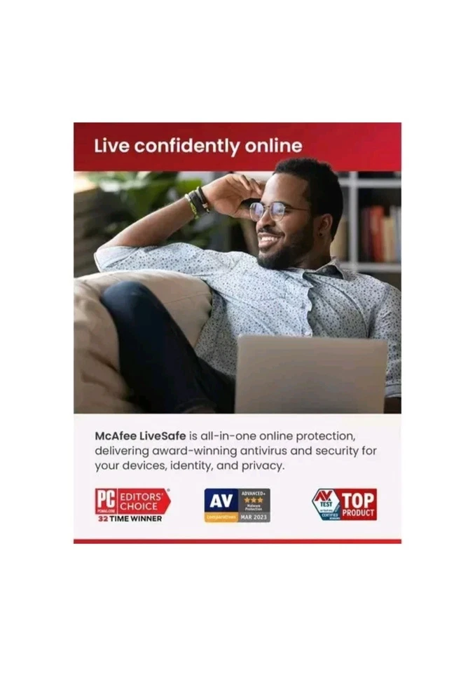 McAfee LiveSafe 2023 1-year subscription for unlimited devices - Image 4 of 4