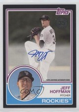 2018 Topps 1983 Topps Design Auto Black 69/99 Jeff Hoffman #83A-JHO Auto 18gk