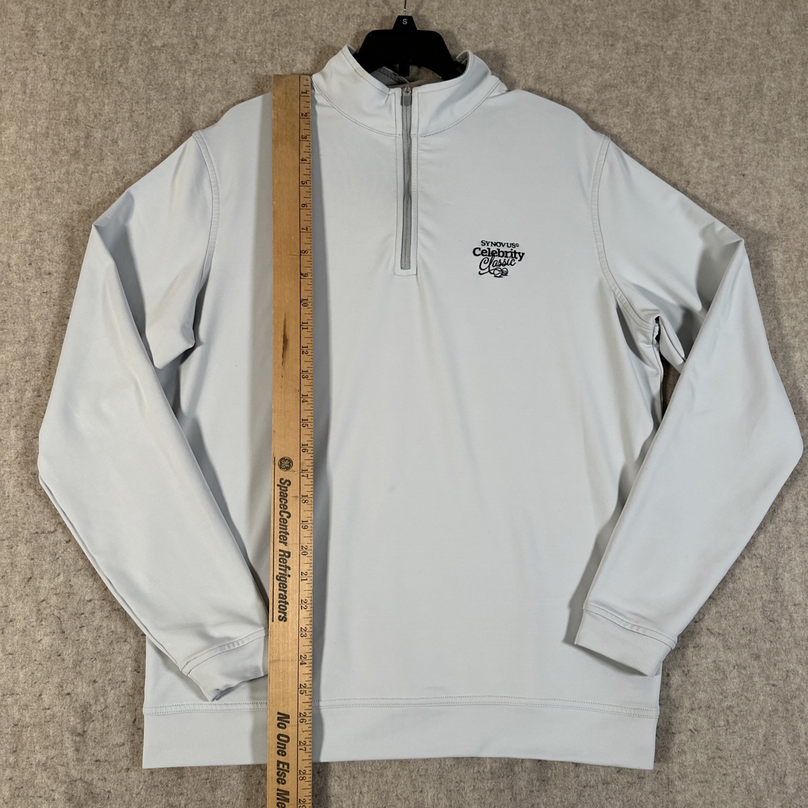 Peter Millar Performance Quarter Zip Med Light Gr… - image 4