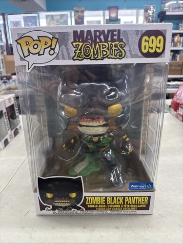 Funko Pop! Vinyl 10 in: Marvel - Zombie Black Panther (Jumbo) - Walmart #699