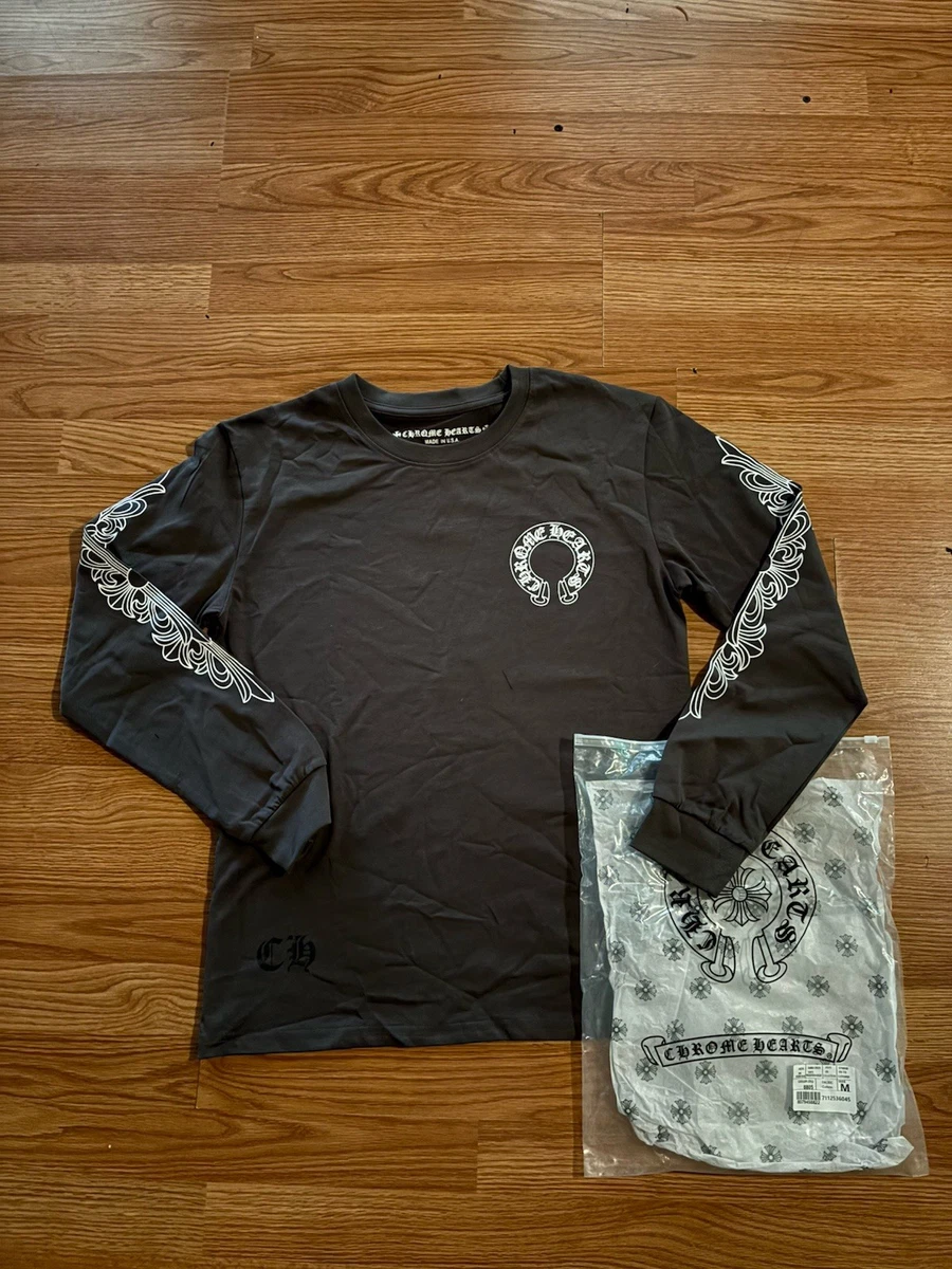 Chrome Hearts Long Sleeve Solid T-Shirts for Men for sale | eBay