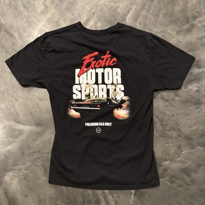 YR Exotic Motor Sports Gas Only Graphic Print T-Shirt Men s L Black