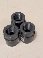 3 Charlotte Pipe 3/4"Slip x 3/4" FPT PVC Sch. 80 835-007 D2467 Female Adapter
