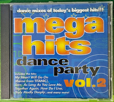 2 Dance Mix Music CD Mega Hits Dance Party Vol.2 & Hot Dance Mix 2CD Compilation