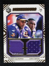 2022 Panini Limited Dynamic Duos 98/99 Daunte Culpepper Cris Carter HOF 7rv