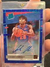 Isaiah Stewart Blue Rookie Mojo Auto