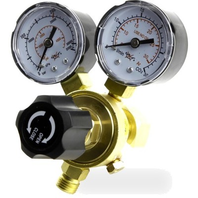 Gas Druckminderer Druckregler bis 200 bar aus hochwertigem Messing für Argon ...