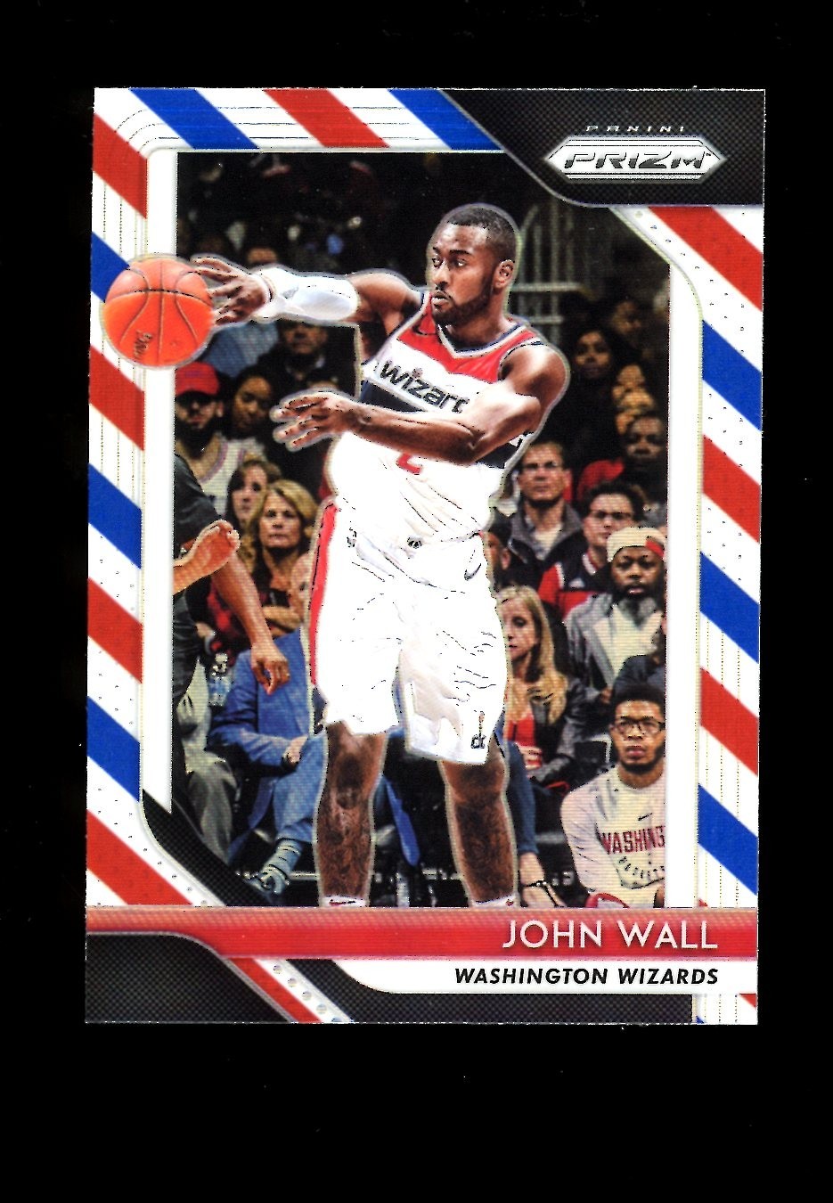 2018 Panini Prizm #223 John Wall Washington Wizards Red White & Blue QTY
